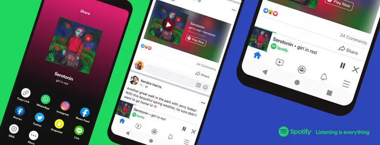 New Miniplayer Experience Lets Users Enjoy Songs and Podcasts from Spotify directly in their Facebook App