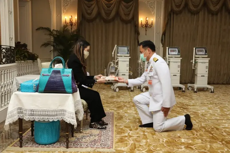 สมเด็จเจ้าฟ้าฯ กรมพระศรีสวางวัฒน วรขัตติยราชนารี พระราชทานพระวโรกาสให้ รองนายกรัฐมนตรีและรัฐมนตรีว่าการกระทรวงสาธารณสุขเฝ้ารับพระราชทานเครื่องช่วยหายใจ