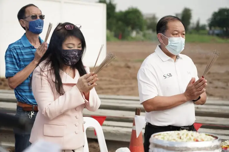 SISB สาขานนทบุรี ได้ฤกษ์ลงเสาเข็มก่อสร้างอาคารเรียน