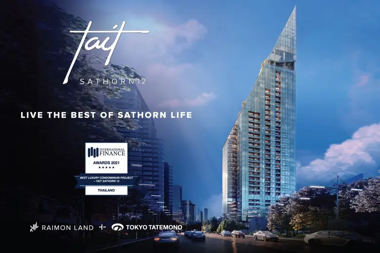 TAIT SATHORN 12 คว้ารางวัล BEST LUXURY CONDOMINIUM PROJECT 2021