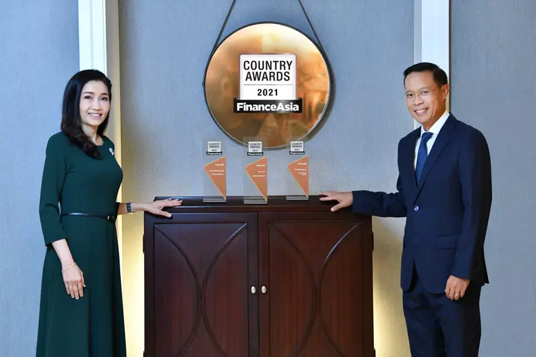 กสิกรไทยกวาด 3 รางวัลสุดยอด จากไฟแนนซ์เอเชีย