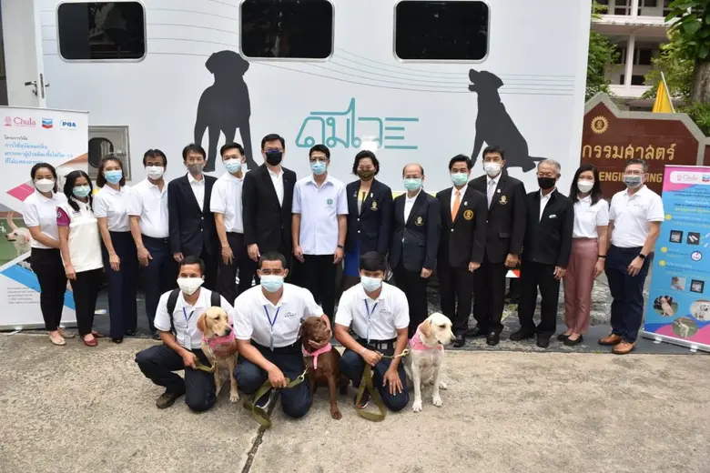 วิศวฯ จุฬาฯ บูรณาการความร่วมมือพัฒนา "รถดมไวเพื่อนำสุนัขดมกลิ่นคัดกรอง COVID-19 ออกปฏิบัติงานภาคสนาม"