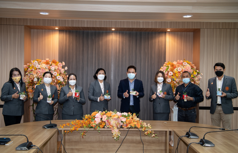 กองกลาง มจพ. จัดโครงการโลว์คาร์บอน (Low Carbon) ด้วย "ต้นไม้ฟอกอากาศ" รูปแบบออนไลน์