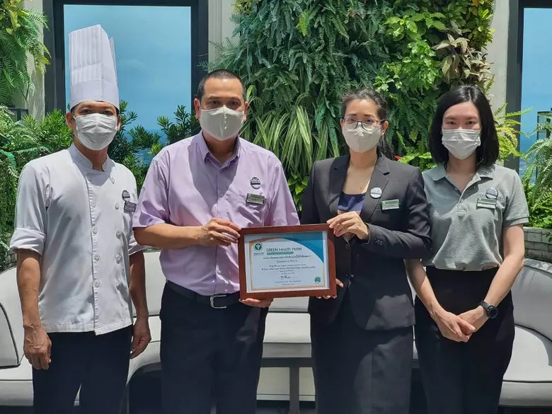 โรงแรมแคนทารี โคราช ผ่านมาตรฐาน "Green Health Hotel"  จากกรมอนามัย กระทรวงสาธารณสุข