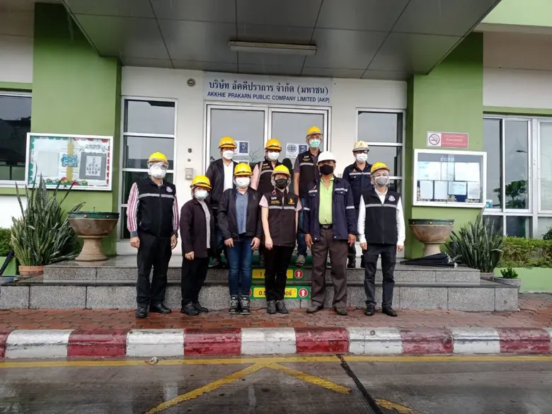 AKP ต้อนรับกรมโรงงานอุตสาหกรรมเยี่ยมชมเตาเผาทำลายสารสไตรีนจาก รง.หมิงตี้