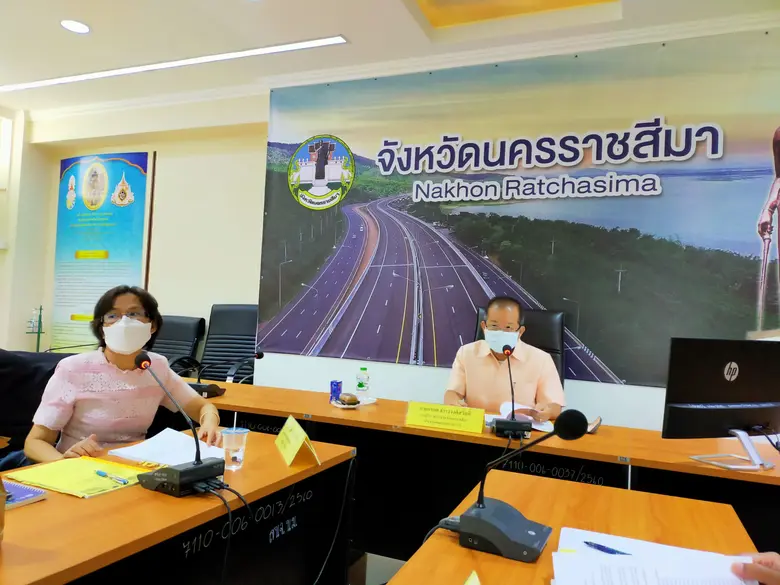 สถาบันพัฒนาฝีมือแรงงาน 5 นครราชสีมา จัดประชุมคณะอนุกรรมการพัฒนาแรงงานและประสานงานการฝึกอาชีพจังหวัด (กพร.ปจ.)