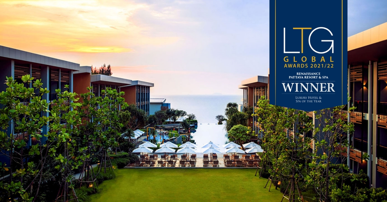 Renaissance Pattaya wins Luxury Hotel &amp; Spa of the Year from the LTG Global Awards 2021/22