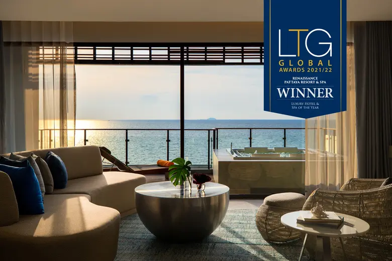 Renaissance Pattaya wins Luxury Hotel & Spa of the Year from the LTG Global Awards 2021/22