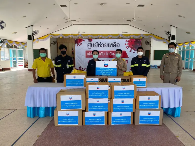 เชฟรอนมอบเครื่องผลิตออกซิเจน และอุปกรณ์ทางการแพทย์ หนุนภารกิจสู้โควิด-19 ในจังหวัดชลบุรี