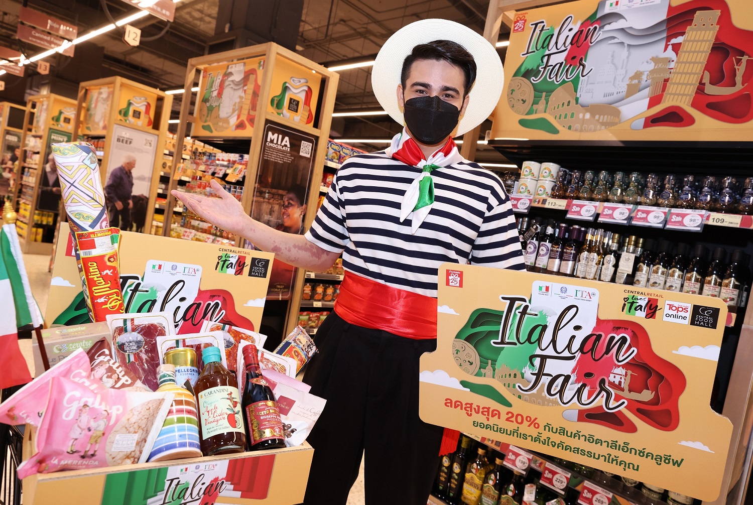 Experience authentic flavors of Italian food and enjoy exclusive Italian products  with up to 20% discount at "Italian Fair" at Central Food Hall and Tops online