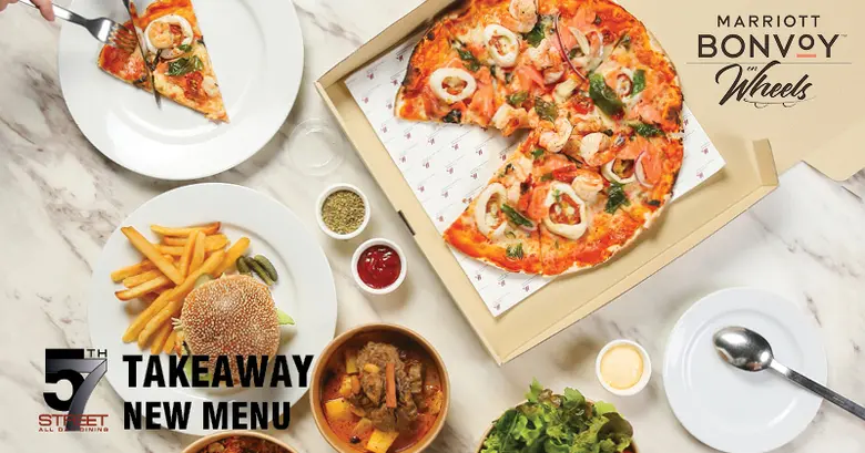 โปรโมชั่นสั่งอาหารกลับบ้านหรือบริการจัดส่งสุดพิเศษจาก "Marriott Bonvoy on Wheels" ที่โรงแรมแมริออท กรุงเทพฯ สุขุมวิท