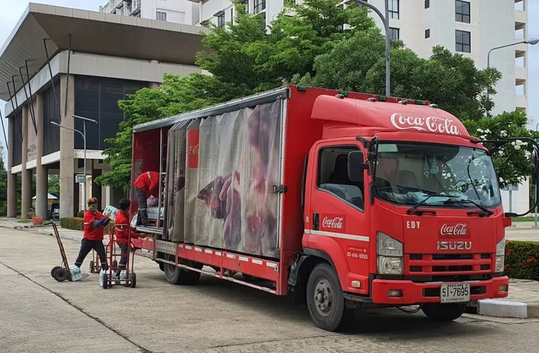The Coca-Cola Foundation Thailand donates drinking water and money, totaling more than 7 million baht, to support frontline workers and help people affected by COVID-19