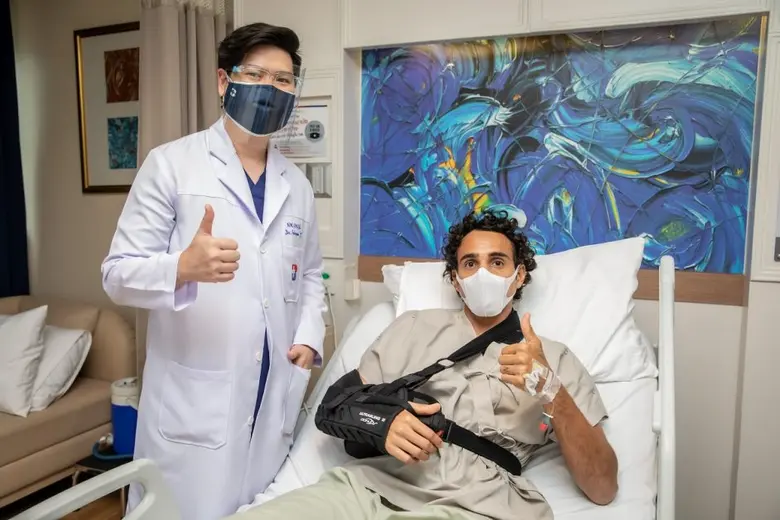 แพทย์ BASEM เผย "ดิโอโก้" กองหน้าบีจี ปทุม ยูไนเต็ด ผ่าตัดส่องกล้องหัวไหล่ขวาผ่านไปได้ด้วยดี