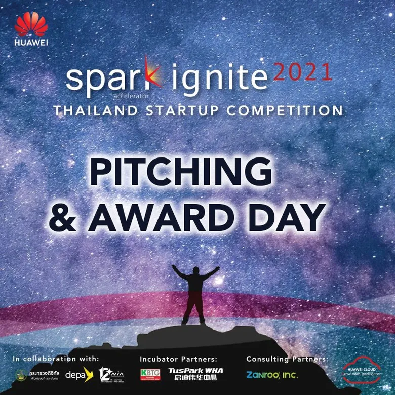 HUAWEI, partnering with government and private sector, organizes final round  of 'Spark-Ignite 2021 - Thailand Start-up Competition'