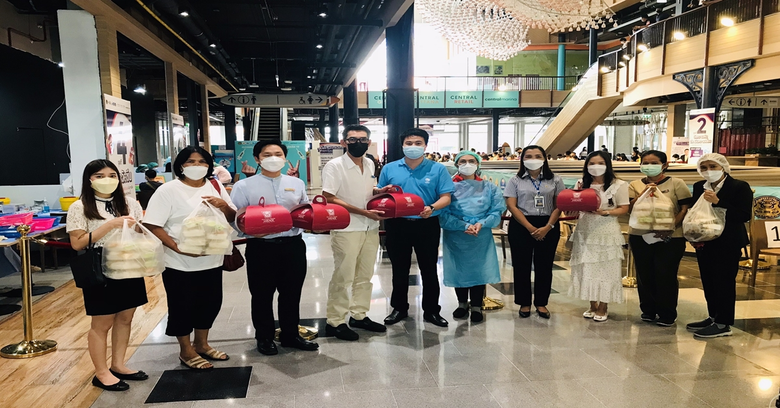 โรงแรมเซ็นทาราแกรนด์มิราจบีชรีสอร์ท พัทยา ร่วมส่งกำลังใจให้แก่บุคลากรทางการแพทย์