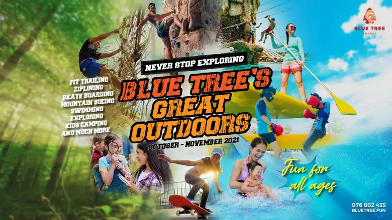WE BRING YOU BLUE TREE'S GREAT OUTDOORS