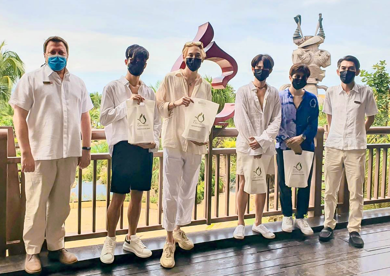 Famous actors are welcomed at Centara Grand Mirage Beach Resort Pattaya
