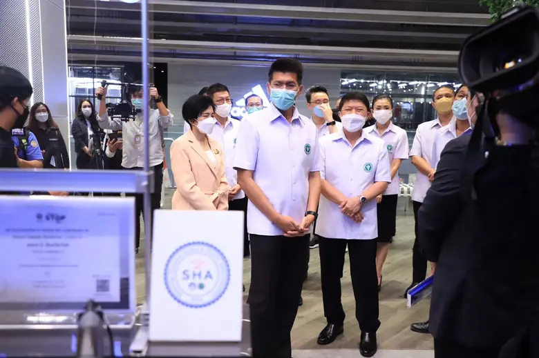 Stretch me ต้อนรับรัฐมนตรีช่วยว่าการกระทรวงสาธารณสุข ตรวจเยี่ยมมาตรการ COVID-19 Free Settings