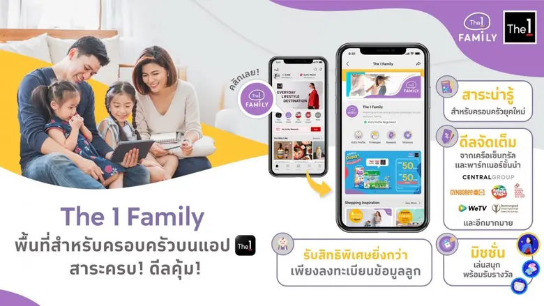 "The 1" เปิดตัว "The 1 Family" อย่างเป็นทางการ ปักหมุดผู้นำ Segmentation Marketing จับกลุ่มครอบครัวมิลเลนเนียล ชู Customer Insight x MarTech "The 1" เปิดตัว "The 1 Family" อย่างเป็นทางการ ปักหมุดผู้นำ Segmentation Marketing จับกลุ่มครอบครัวมิลเลนเนียล ชู Customer Insight x MarTech