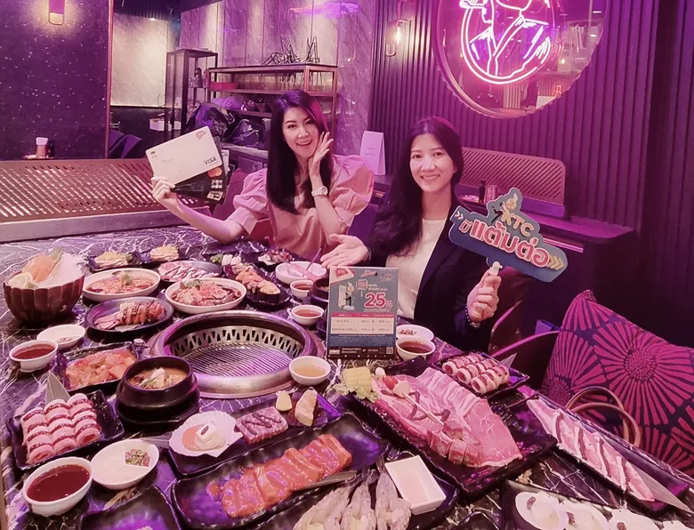 เคทีซีรวบร้านบุฟเฟ่ต์ชื่อดังกว่า 33 ร้านค้าให้สมาชิกอิ่ม คุ้ม