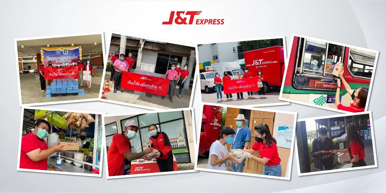 J&T Express Thailand ปูพรมส่งมอบความช่วยเหลือทั่วประเทศไทยในโครงการ "ปันน้ำใจเพื่อคนไทย"