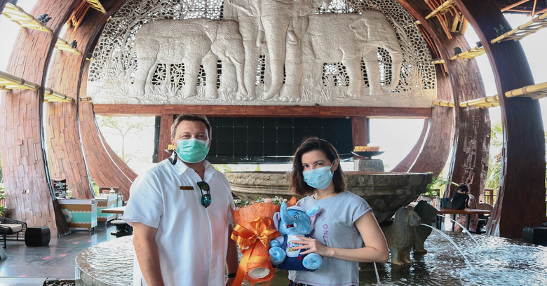 "ธัญญ่า" พักผ่อนที่เซ็นทาราแกรนด์มิราจ พัทยา