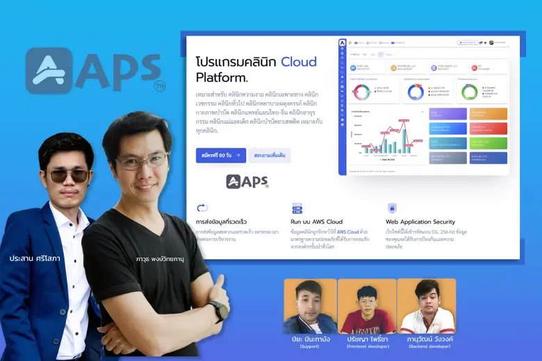 ป้อม - ภาวุธ หนุนระบบจัดการคลินิกออนไลน์ APS Platform ดันธุรกิจปรับตัวตอบโจทย์ในยุคนิวนอร์มอล