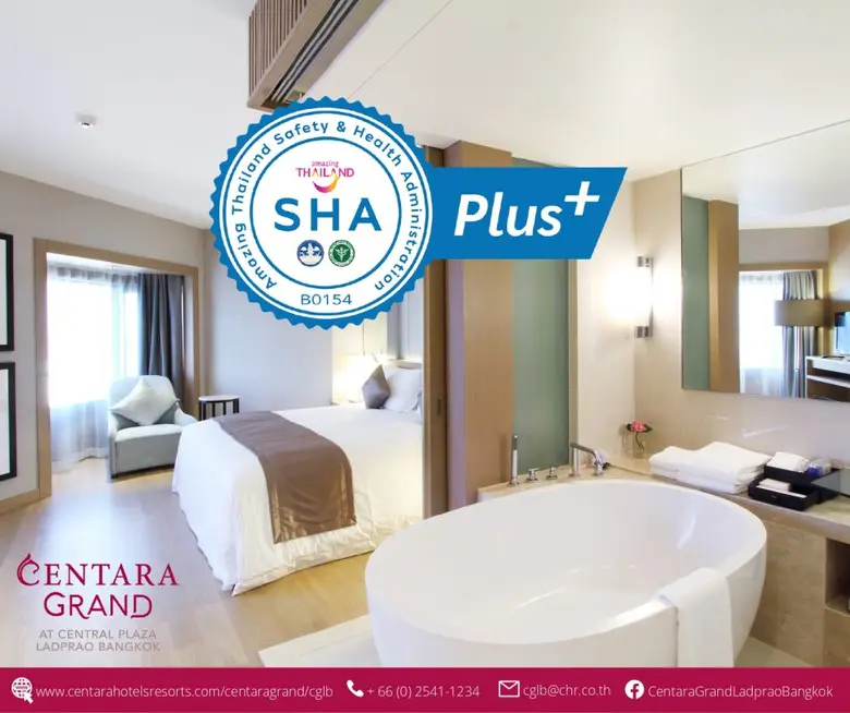 Centara Grand Central Plaza Ladprao receives SHA Plus certificate