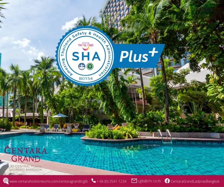 Centara Grand Central Plaza Ladprao receives SHA Plus certificate