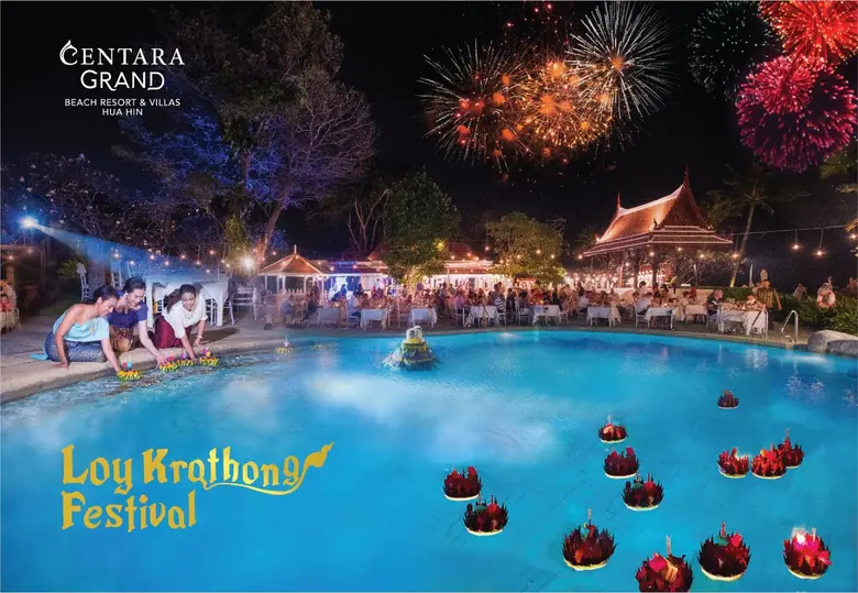 LOY KRATHONG FESTIVAL AT CENTARA GRAND BEACH RESORT & VILLAS HUA HIN