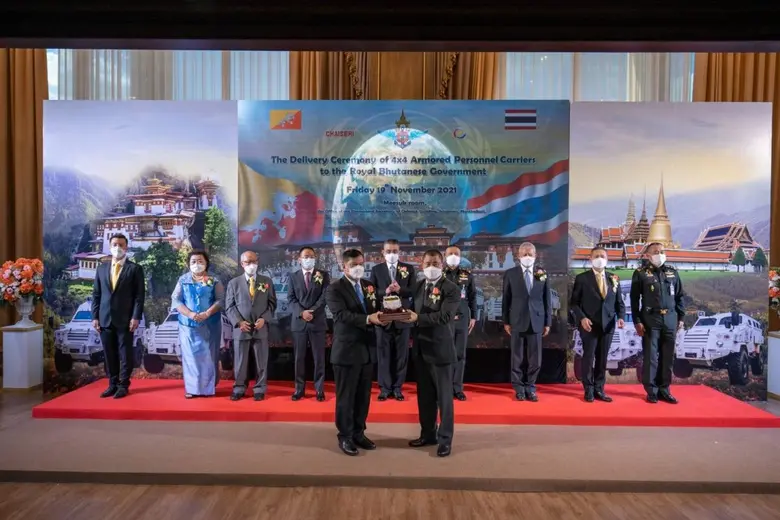 สทป. จับมือเอกชน ส่งออกยานเกราะล้อยาง ไปภูฏาน สนับสนุนภารกิจ UN