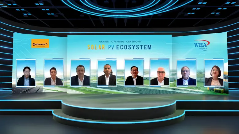 "WHAUP" ฤกษ์ดี เปิดโครงการ Solar PV ECO System ภายในนิคมฯ ดับบลิวเอชเอ อีสเทิร์นซีบอร์ด 4 บนพื้นที่โรงงาน "คอนติเนนทอล ไทร์ส (ประเทศไทย)" จ. ระยอง ขนาด 4.2 เมกะวัตต์