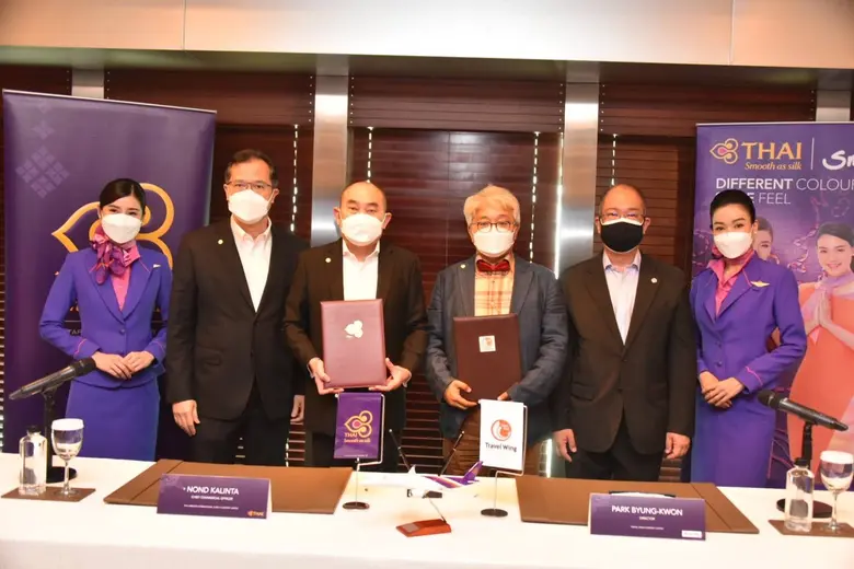 การบินไทยลงนามความร่วมมือกับ Travel Wing ให้บริการเช่าเหมาลำจากปูซาน เกาหลีใต้ 11 เที่ยวบิน