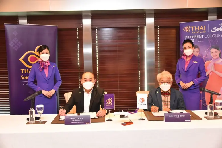 การบินไทยลงนามความร่วมมือกับ Travel Wing ให้บริการเช่าเหมาลำจากปูซาน เกาหลีใต้ 11 เที่ยวบิน