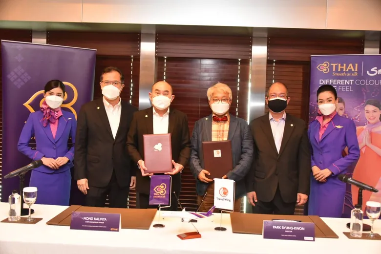 การบินไทยลงนามความร่วมมือกับ Travel Wing ให้บริการเช่าเหมาลำจากปูซาน เกาหลีใต้ 11 เที่ยวบิน