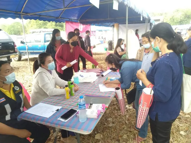 สนพ.อำนาจเจริญ ออกหน่วยประชาสัมพันธ์ภารกิจ ในโครงการจังหวัดเคลื่อนที่