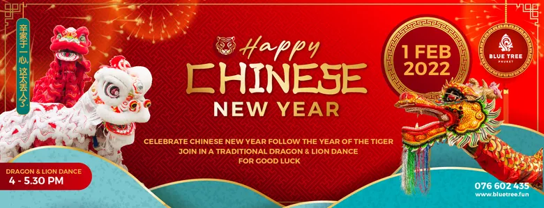Blue Tree Phuket brings in the Year of Tiger Let's celebrate in style with lots of exciting activities and happenings throughout February