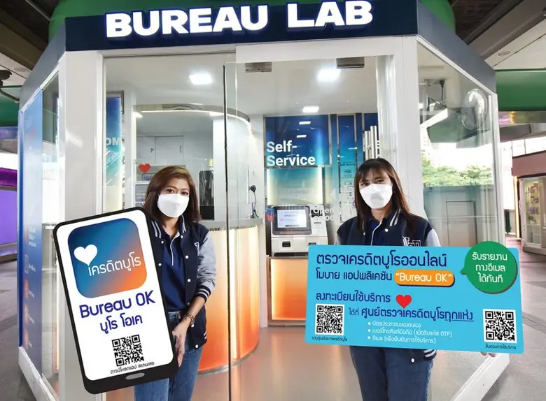 ตรวจเครดิตบูโรออนไลน์ผ่านแอป "บูโร โอเคตอบโจทย์ดิจิทัลไลฟ์สไตล์ รับรายงานทางอีเมล...ได้ทันที เฟสแรกลงทะเบียนใช้บริการได้ที่ศูนย์ตรวจเครดิตบูโรทุกแห่ง