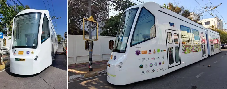 CHO โชว์ "รถไฟฟ้ารางเบา" ต้นแบบ ฝีมือคนไทย
