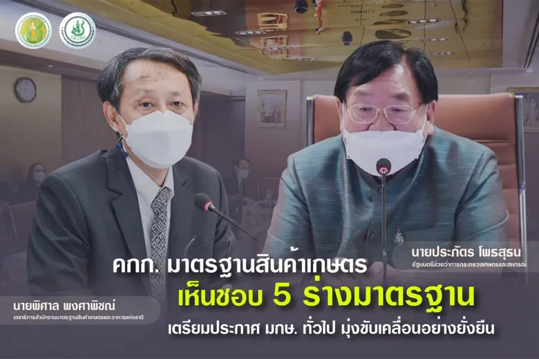 เตรียมประกาศใช้ 200 จ5 ร่างมาตรฐาน หัวพันธุ์มันฝรั่ง-ข้าวยั่งยืน-GAP พืชต้นอ่อน