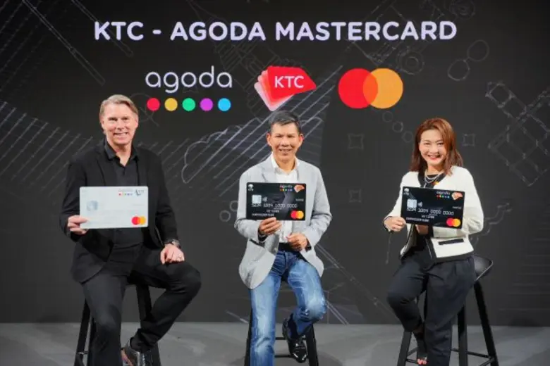 KTC joins Agoda and Mastercard to launch the first co-branded  "KTC - Agoda Mastercard credit card" in Asia offering superior privileges.