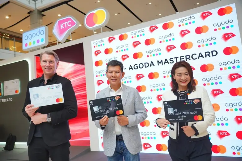 KTC joins Agoda and Mastercard to launch the first co-branded  "KTC - Agoda Mastercard credit card" in Asia offering superior privileges.