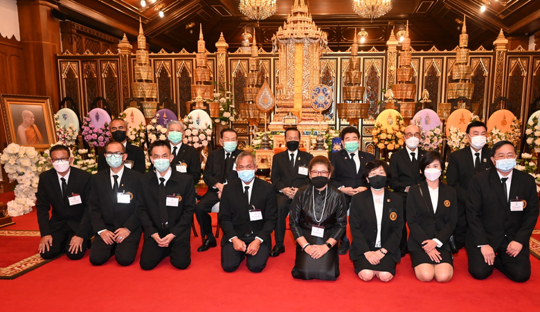 มูลนิธิป่อเต็กตึ๊ง ร่วมเป็นเจ้าภาพในพิธีบำเพ็ญกุศลสวดพระอภิธรรมศพ เจ้าประคุณสมเด็จพระวันรัต (จุนท์ พฺรหฺมคุตฺโต ป.ธ.9)