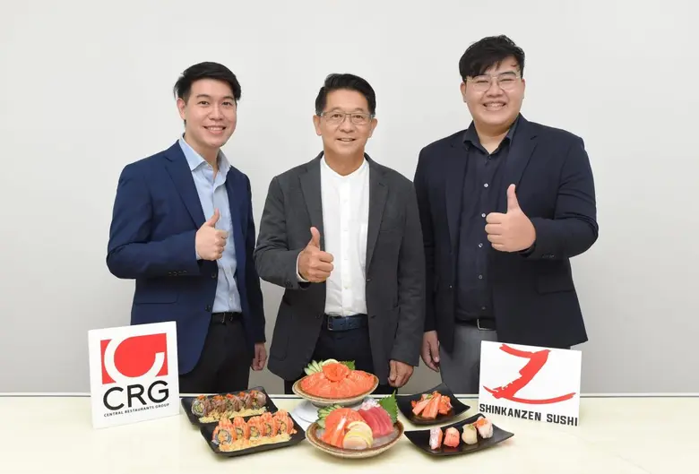 ซีอาร์จี เข้าร่วมทุน ชินคันเซ็น ซูชิ เดินหน้าปั้น Format ใหม่ พัฒนาสินค้าแบบ Grab & Go สร้างการเติบโตร่วมกัน