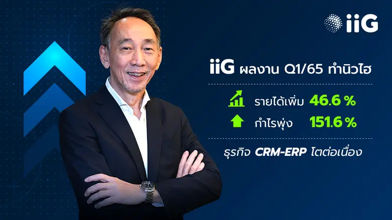 IIG อวดกำไร Q1/65 โตพุ่ง 151.6%