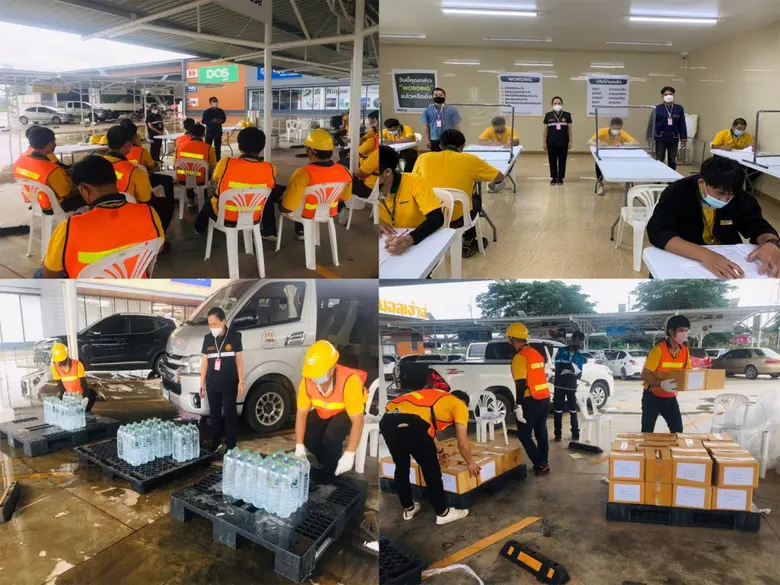 พัฒนาฝีมือแรงงานพะเยา จัดทดสอบมาตรฐานฝีมือแรงงานแห่งชาติสาขา "ผู้ปฎิบัติการคลังสินค้า ระดับ 1" บริษัท สยามโกลบอลเฮ้าส์ จำกัด (มหาชน) สาขาพาน