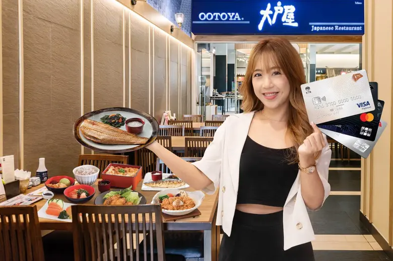 KTC joins hands with Ootoya Japanese Restaurant and offers KTC credit cardmembers exclusive and delicious deals.