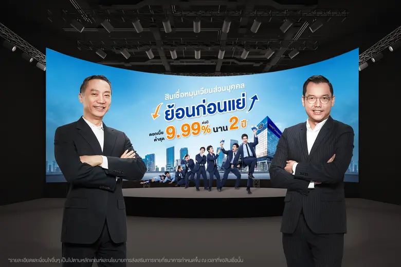 Thai Credit Retail Bank launches 9.99% personal loan TCRB disrupts the market with the lowest interest rate, up to 2 years Thai Credit Retail Bank launches 9.99% personal loan TCRB disrupts the market with the lowest interest rate, up to 2 years