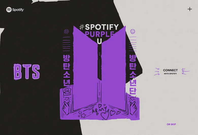 Paint the town purple with #SpotifyPurpleU Paint the town purple with #SpotifyPurpleU