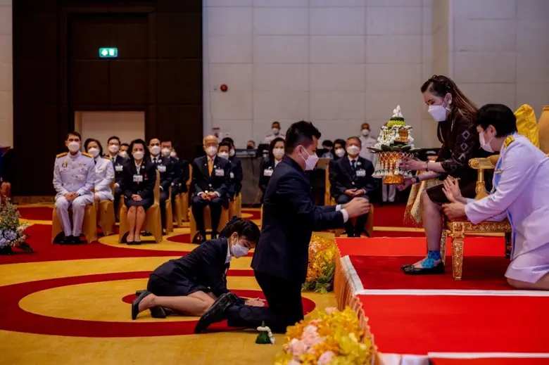 ศาสตราจารย์ ดร. สมเด็จเจ้าฟ้าฯ กรมพระศรีสวางควัฒน วรขัตติยราชนารี พระราชทานพระโอวาทแก่บุคลากรใหม่ ราชวิทยาลัยจุฬาภรณ์ ในโอกาสเริ่มปฏิบัติหน้าที่ ประจำปีพุทธศักราช ๒๕๖๕